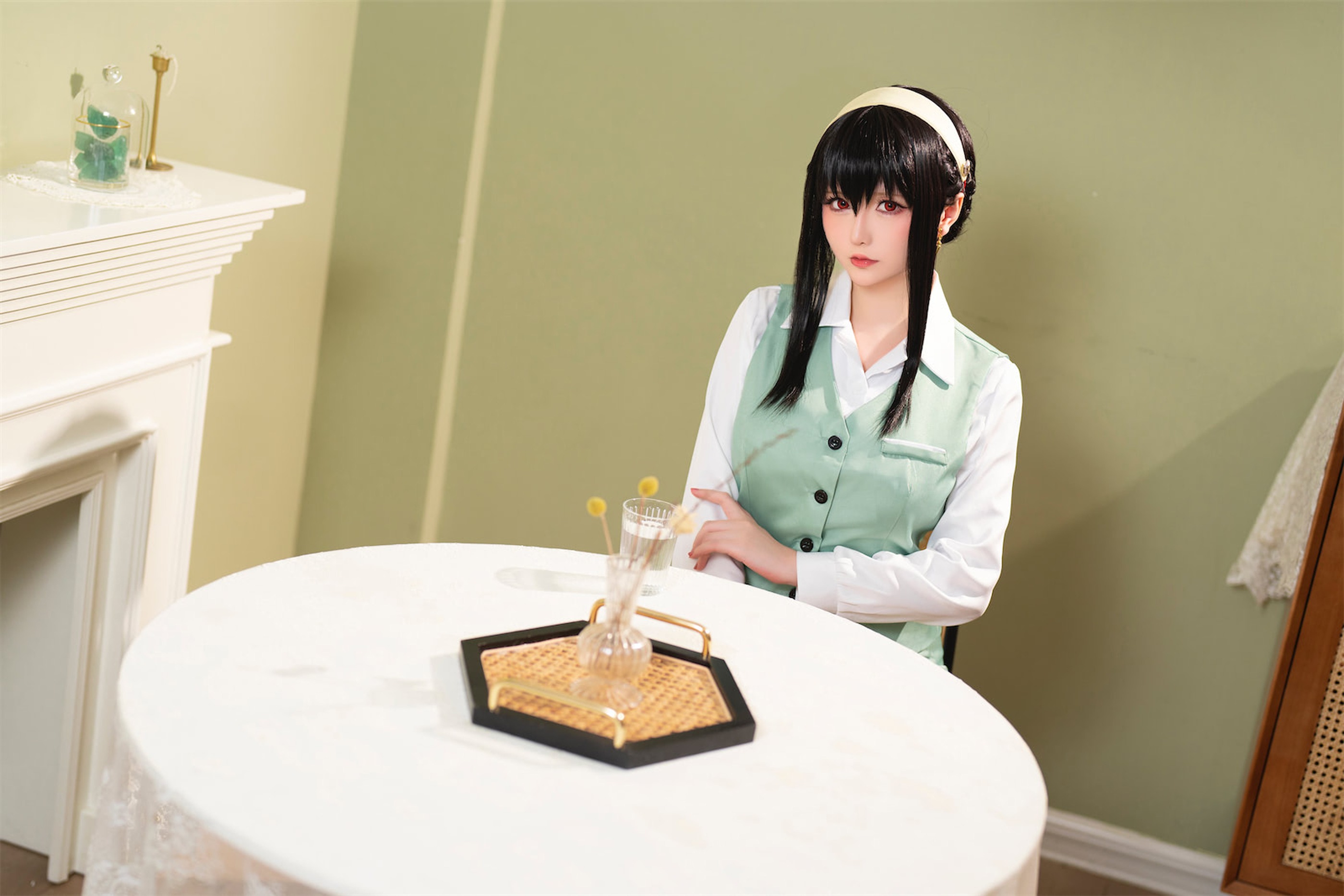 图片[1]-星之迟迟 – NO.284 圣诞节 约尔2 OL制服 (间谍过家家)[72P]-XikXak